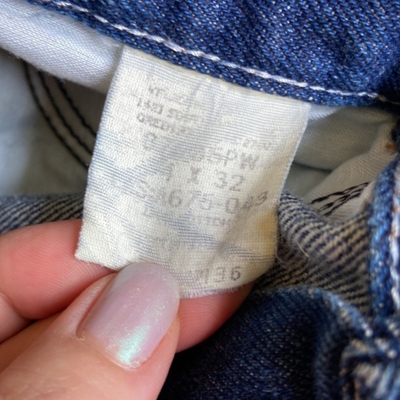 𝅺legendary Gold Men's Straight Leg Jeans with Frayed Hem Size 34 x 26.5 - Picture 6 of 14